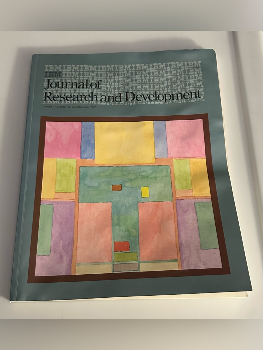 IBM Journal Research Development Vol 41 No 4/5 July Sept 1997 ** POOR CONDITION